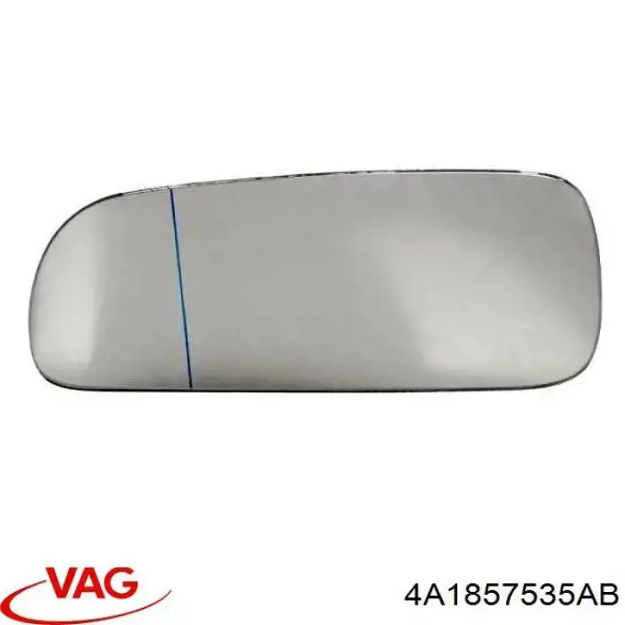 4A1857535AB VAG зеркальный элемент зеркала заднего вида левого
