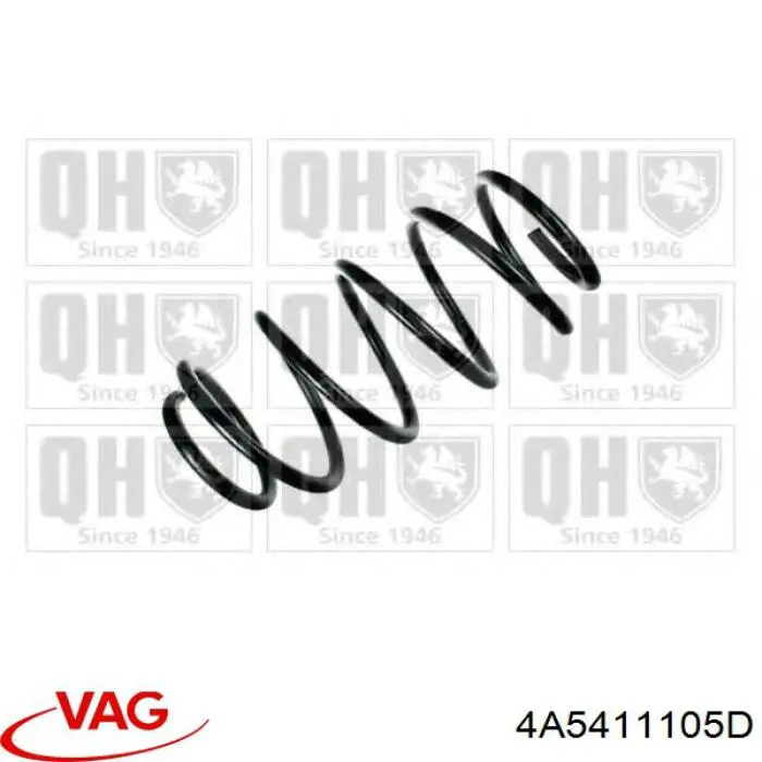 Пружина амортизатора передняя VAG 4A5411105D цена, от 26.16 USD
