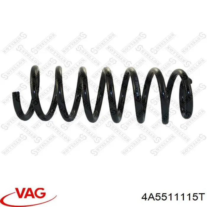 4A5511115T VAG Пружина подвески задняя