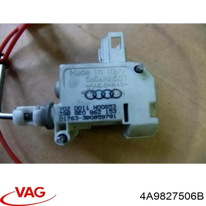 Купить 4A9827506B VAG Замок задней двери