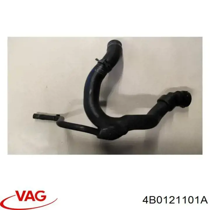 4B0121101A VAG шланг (патрубок радиатора охлаждения верхний)