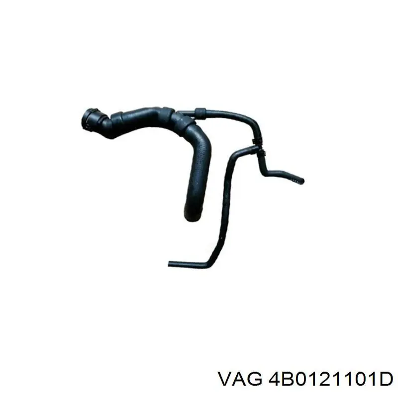 Купить 4B0121101D VAG Патрубок радиатора