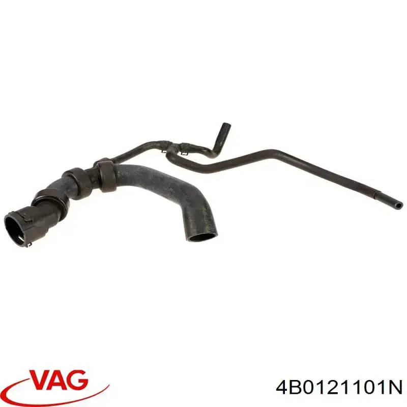 4B0121101N VAG шланг (патрубок радиатора охлаждения верхний)