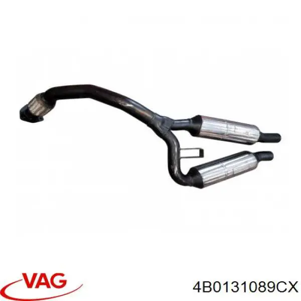 4B0131089CX VAG Глушитель, передняя часть
