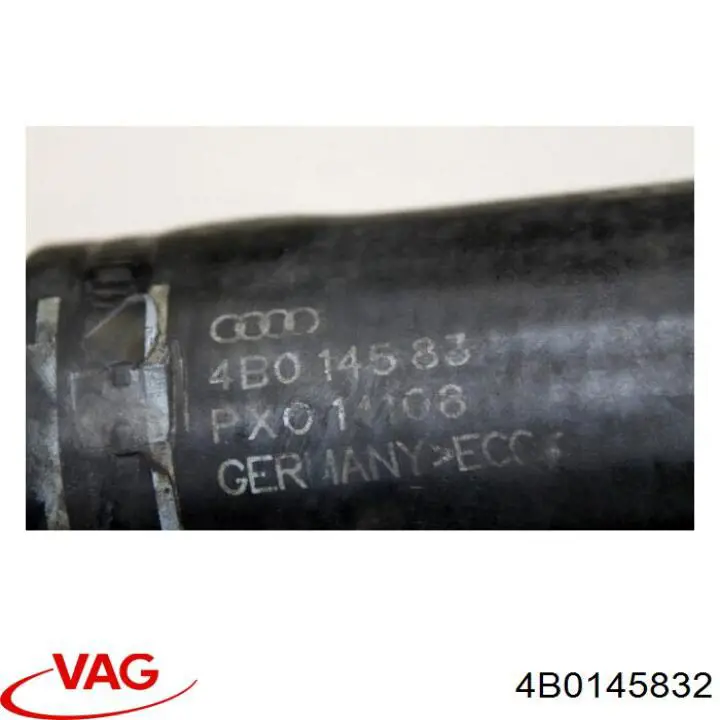Патрубок воздушный, выход из турбины/компрессора (наддув) VAG 4B0145832 цена, от 23.90 USD