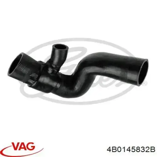 Купить 4B0145832B VAG Патрубок воздушный, выход из турбины/компрессора (наддув)