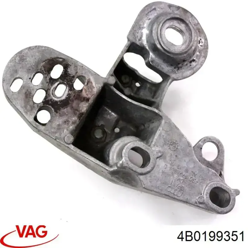 Купить 4B0199351 VAG Кронштейн подушки (опоры) двигателя левой