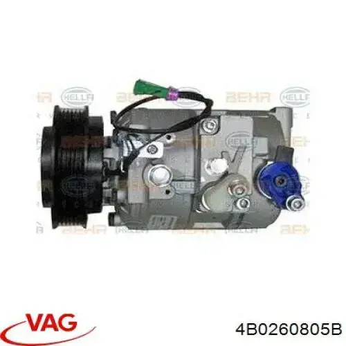 Компрессор системы кондиционирования VAG 4B0260805B цена, от 117.66 USD