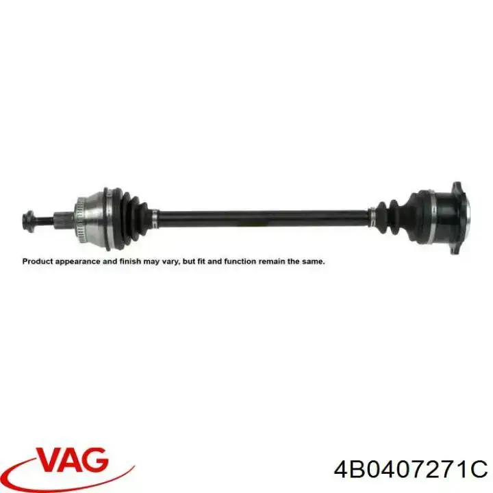 Левая полуось 4B0407271C VAG