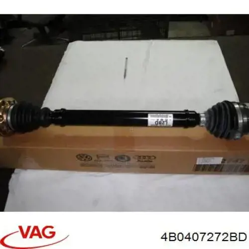 4B0407272BD VAG Полуось передняя, правая
