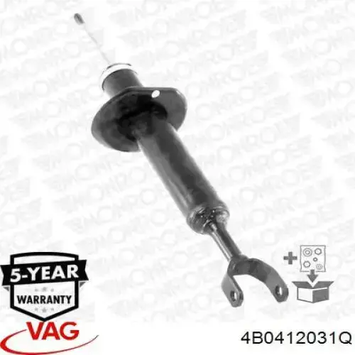 Стойка амортизатора передняя VAG 4B0412031Q цена, от 39.05 USD