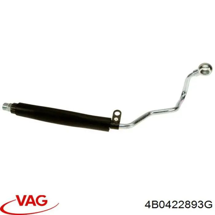 4B0422893G VAG шланг гур высокого давления от насоса до рейки (механизма)