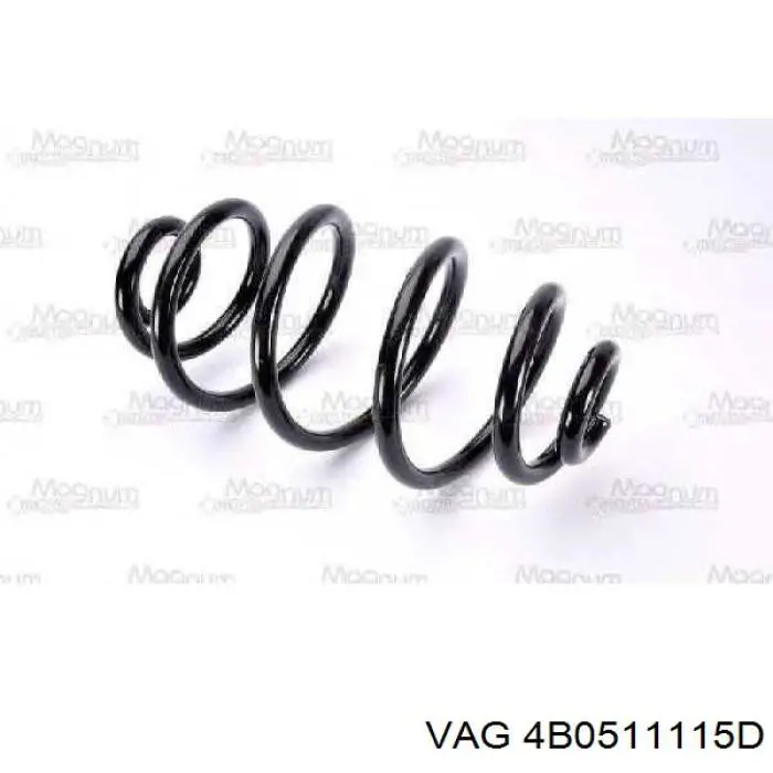 4B0511115D VAG Пружина подвески задняя