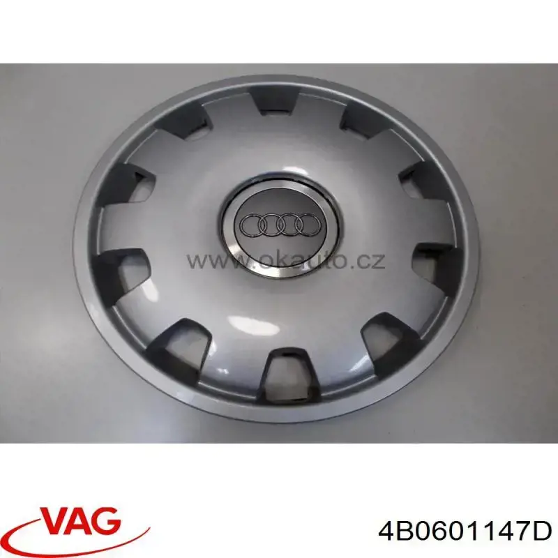 Колпак колесного диска VAG 4B0601147D цена, от 12.67 USD