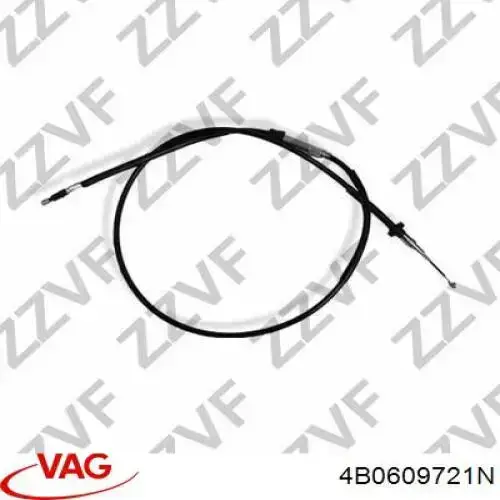 Задний трос ручника 4B0609721N VAG