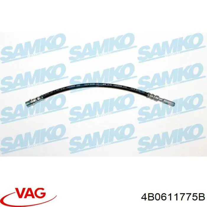 Купить 4B0611775B VAG Задний тормозной шланг