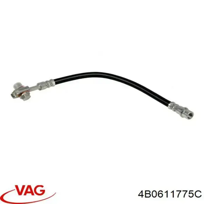 Купить 4B0611775C VAG Задний тормозной шланг