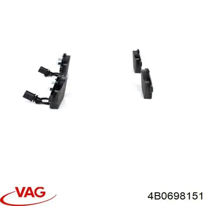 Колодки VAG 4B0698151 цена, от 28.95 USD