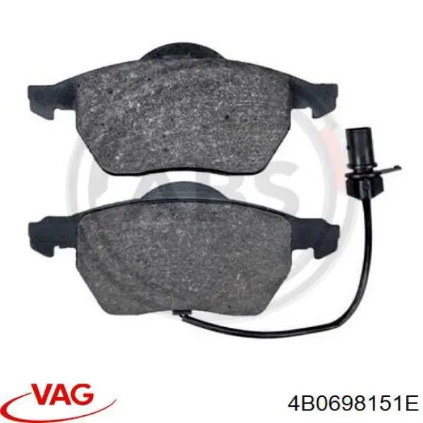 Колодки VAG 4B0698151E