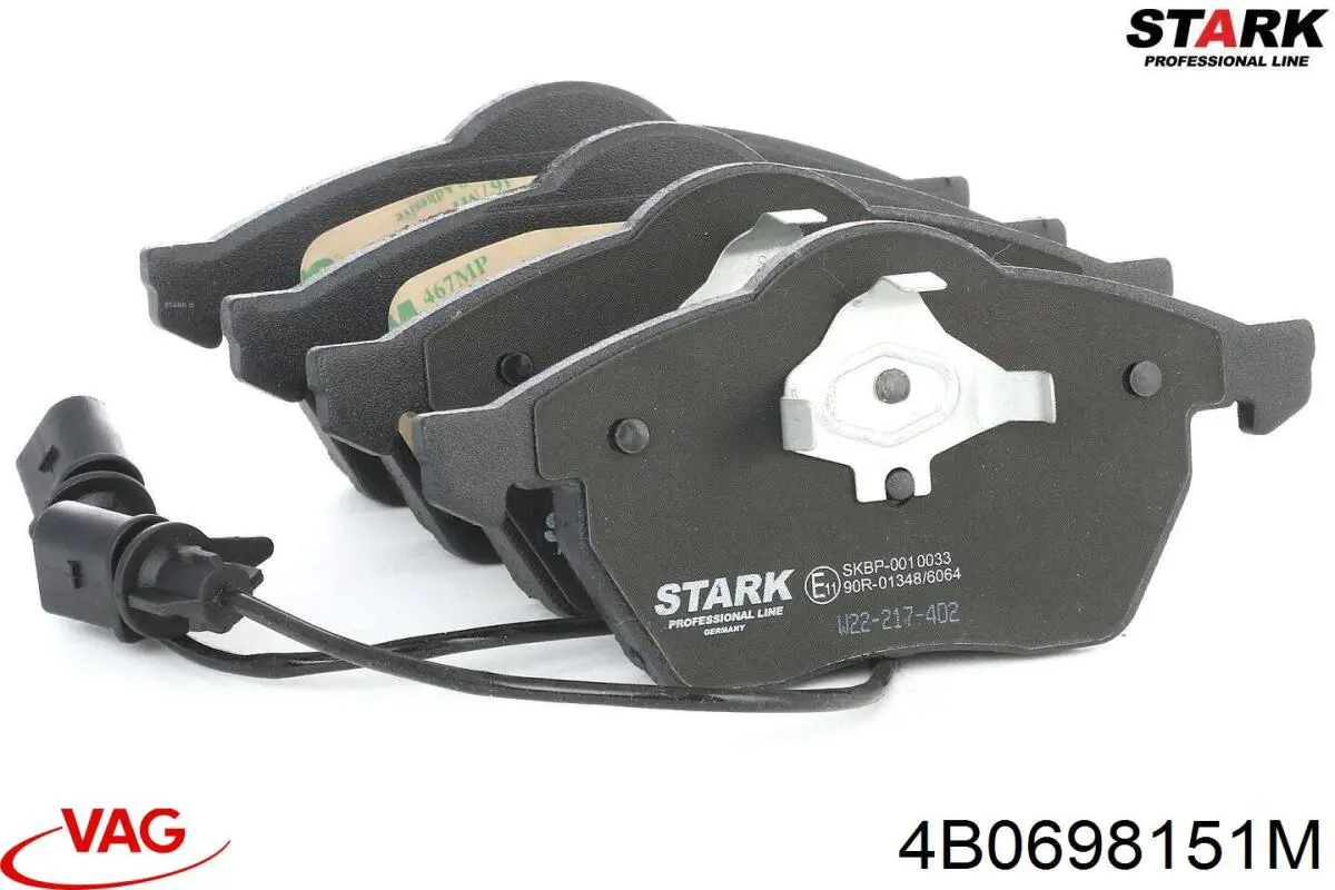 Колодки VAG 4B0698151M цена, от 25.31 USD