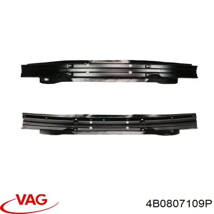 Reforçador do pára-choque dianteiro 4B0807109P VAG