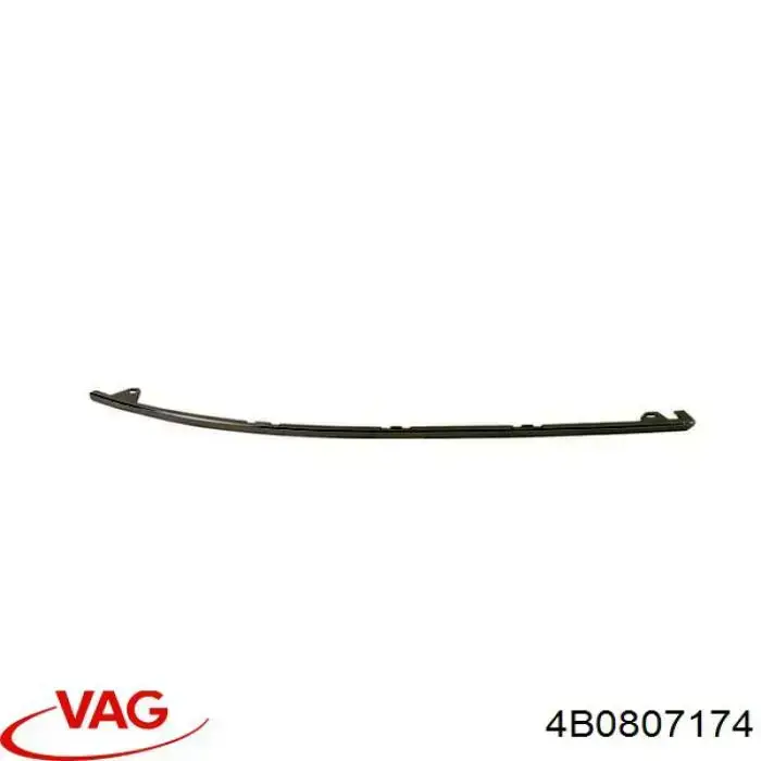 Накладка бампера переднего, правая VAG 4B0807174 цена, от 7.18 USD