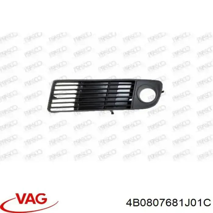 Заглушка ПТФ бампера переднего левая VAG 4B0807681J01C цена, от 6.14 USD