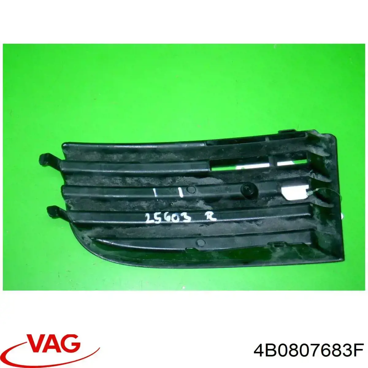 4B0807683F VAG Центральная решетка переднего бампера