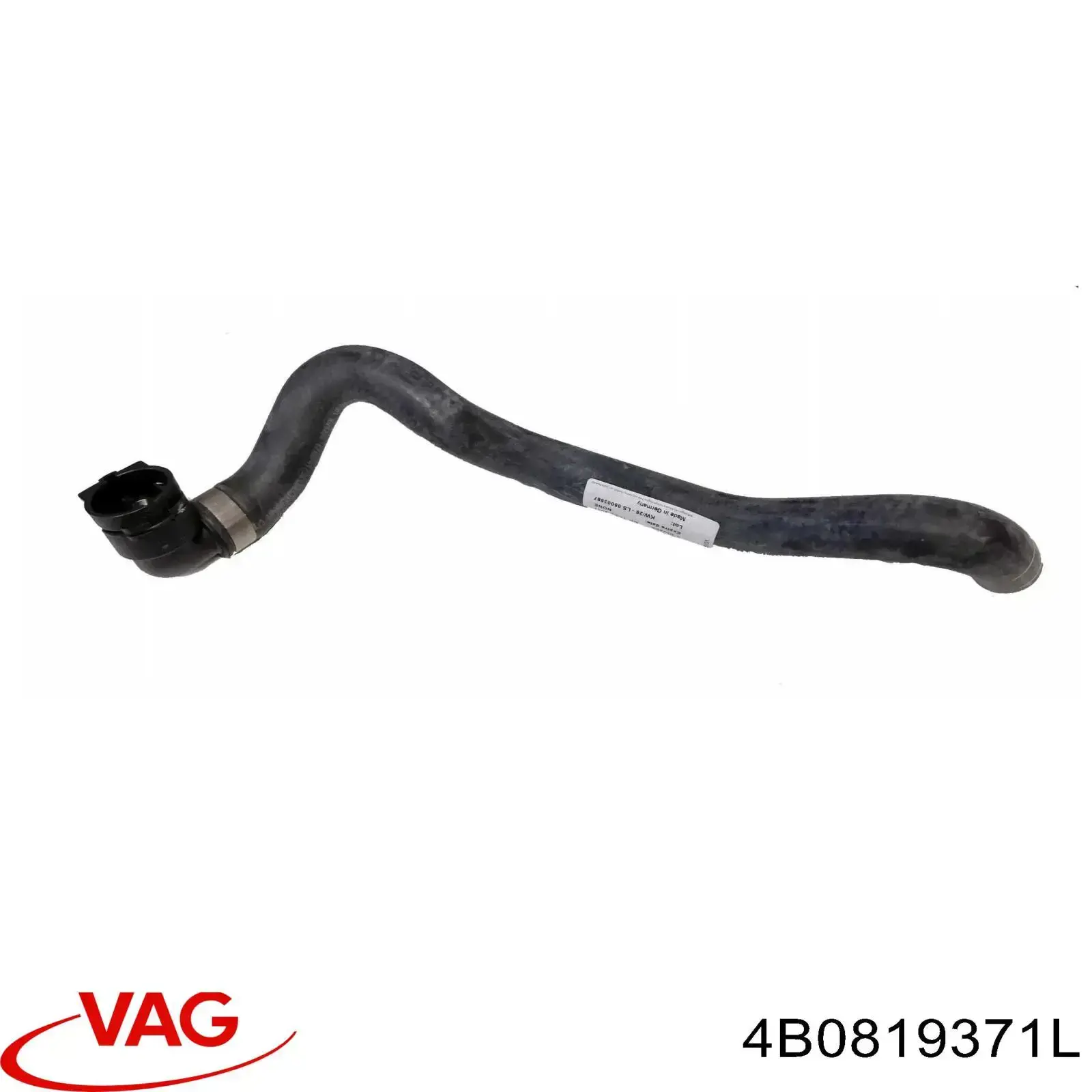 Патрубок системы охлаждения VAG 4B0819371F