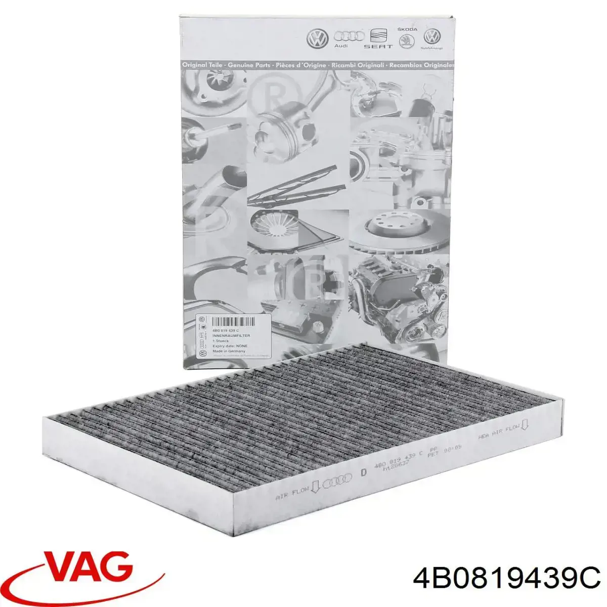 Фильтр салона 4B0819439C VAG