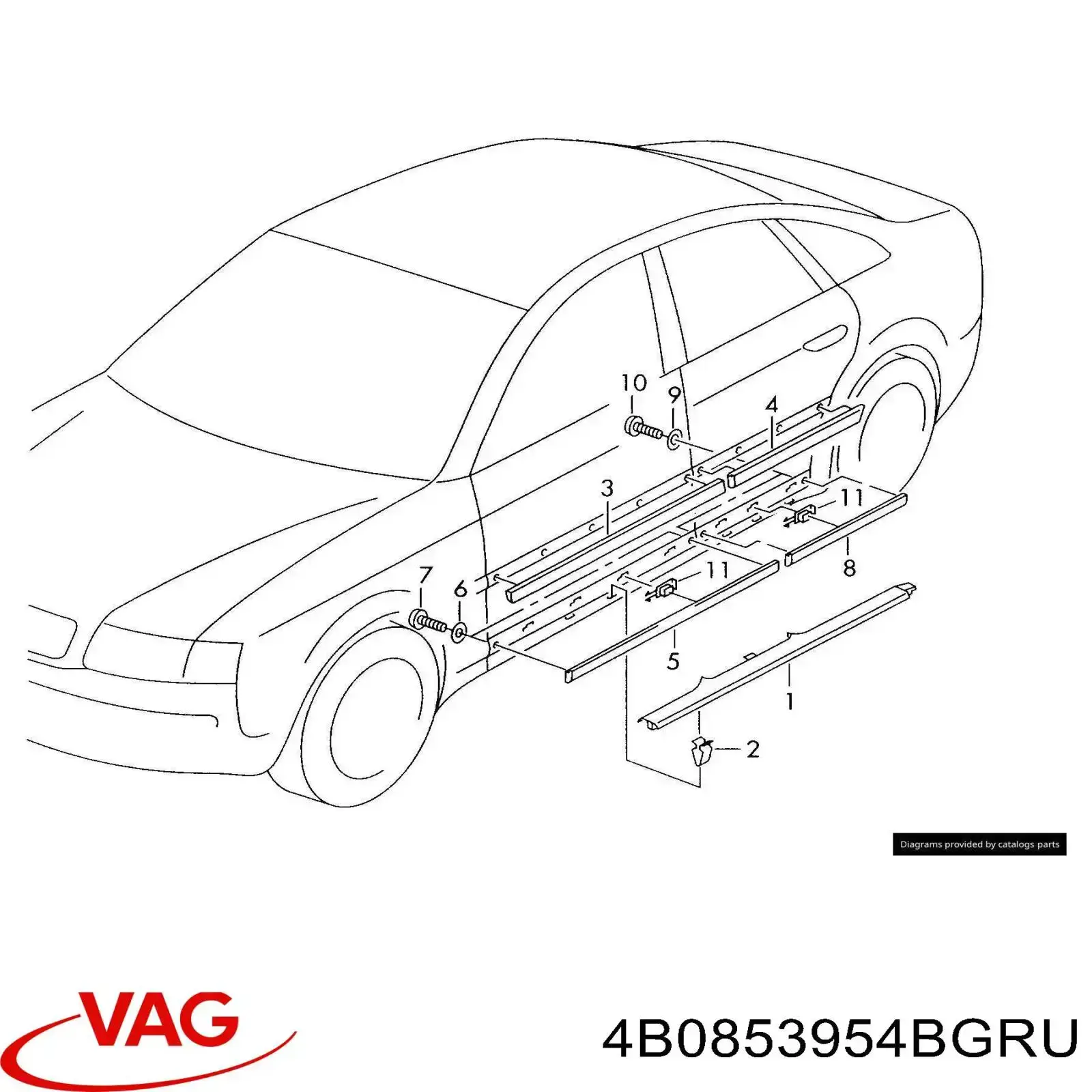  4B0853954BGRU VAG