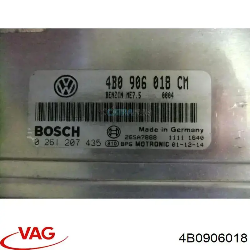 ЭБУ двигателем VAG 4B0906018 цена, от 137.21 USD