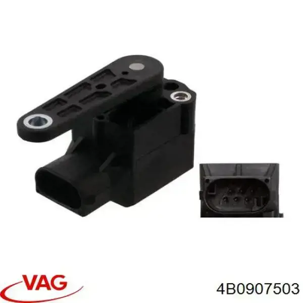 Купить 4B0907503 VAG Датчик уровня положения кузова передний левый