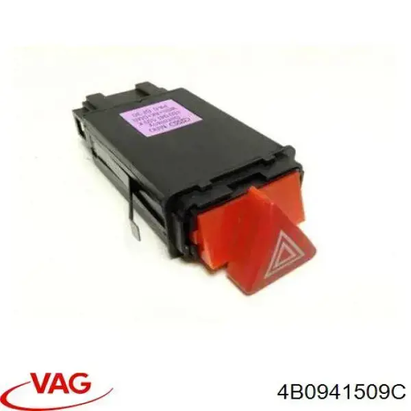 4B0941509C VAG кнопка включения аварийного сигнала