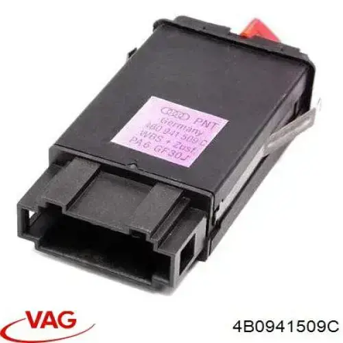 Купить 4B0941509C VAG Кнопка включения аварийной сигнализации