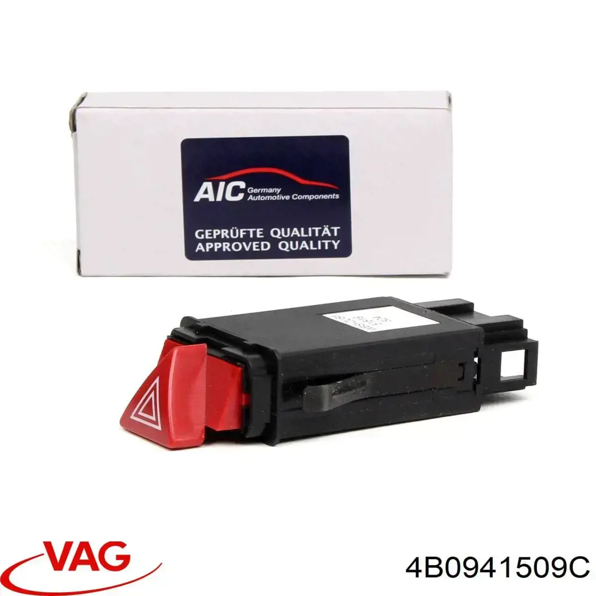 Купить 4B0941509C VAG Кнопка включения аварийной сигнализации