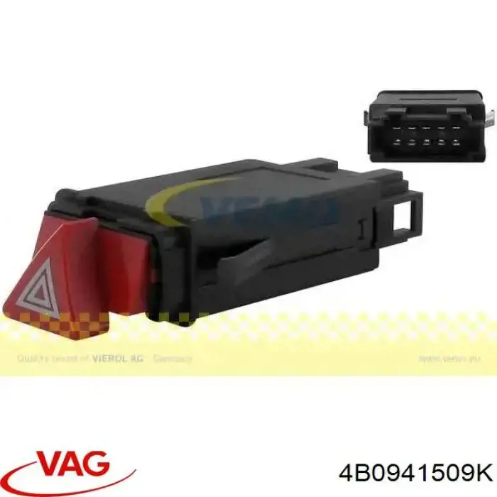 4B0941509K VAG Аварийная кнопка