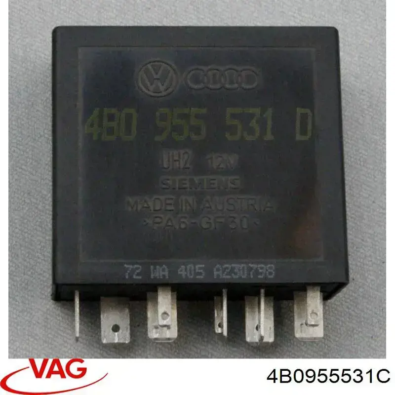 Реле цикличности дворников VAG 4B0955531C цена, от 8.52 USD