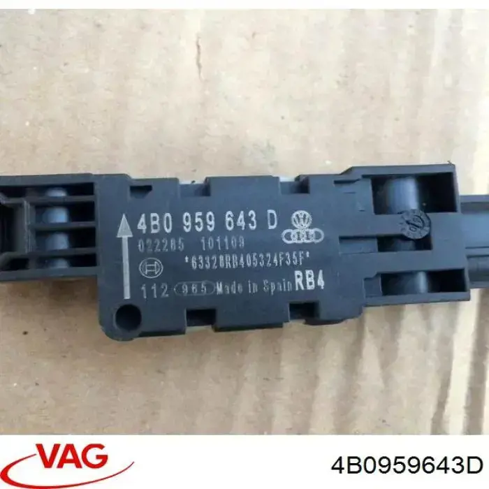 Купить 4B0959643D VAG Датчик подушки безопасности