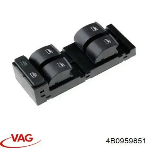 Кнопки переднего левого стеклоподъемника VAG 4B0959851