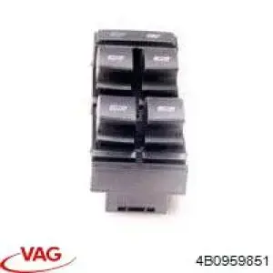 Кнопочный блок управления стеклоподъемником передний левый 4B0959851 VAG