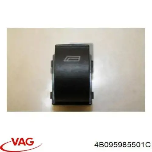 4B095985501C VAG botão dianteiro direito de ativação de motor de acionamento de vidro