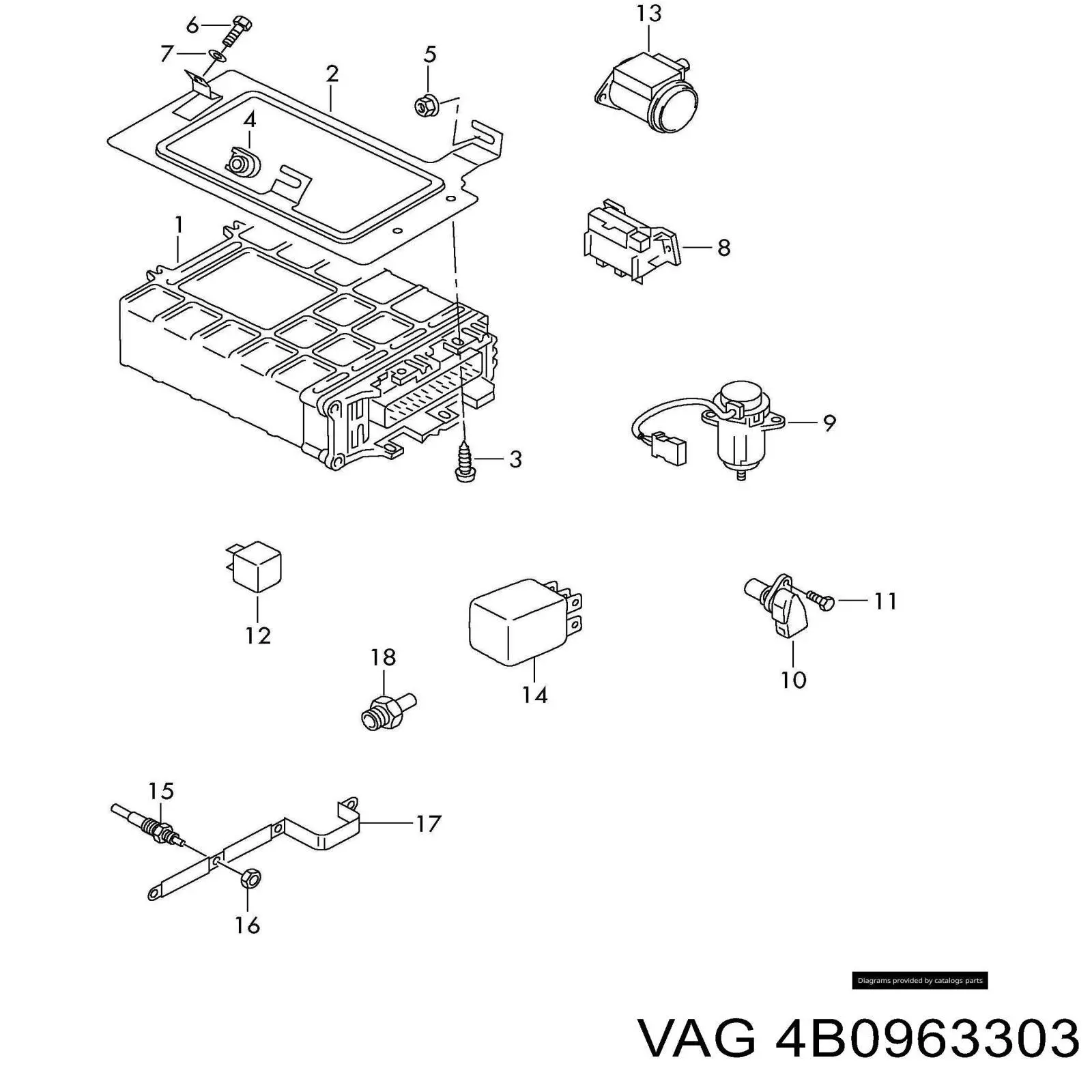 Купить 4B0963303 VAG Топливный насос автономного отопителя