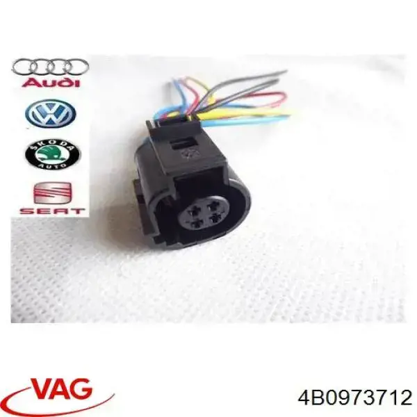 4B0973712 VAG Разъем (фишка) заднего фонаря