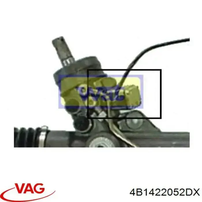 Рейка рулевая VAG 4B1422052DX