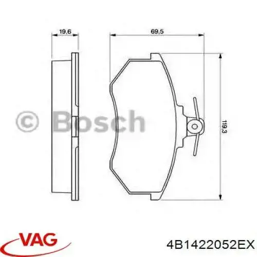 Рулевая рейка 4B1422052EX VAG