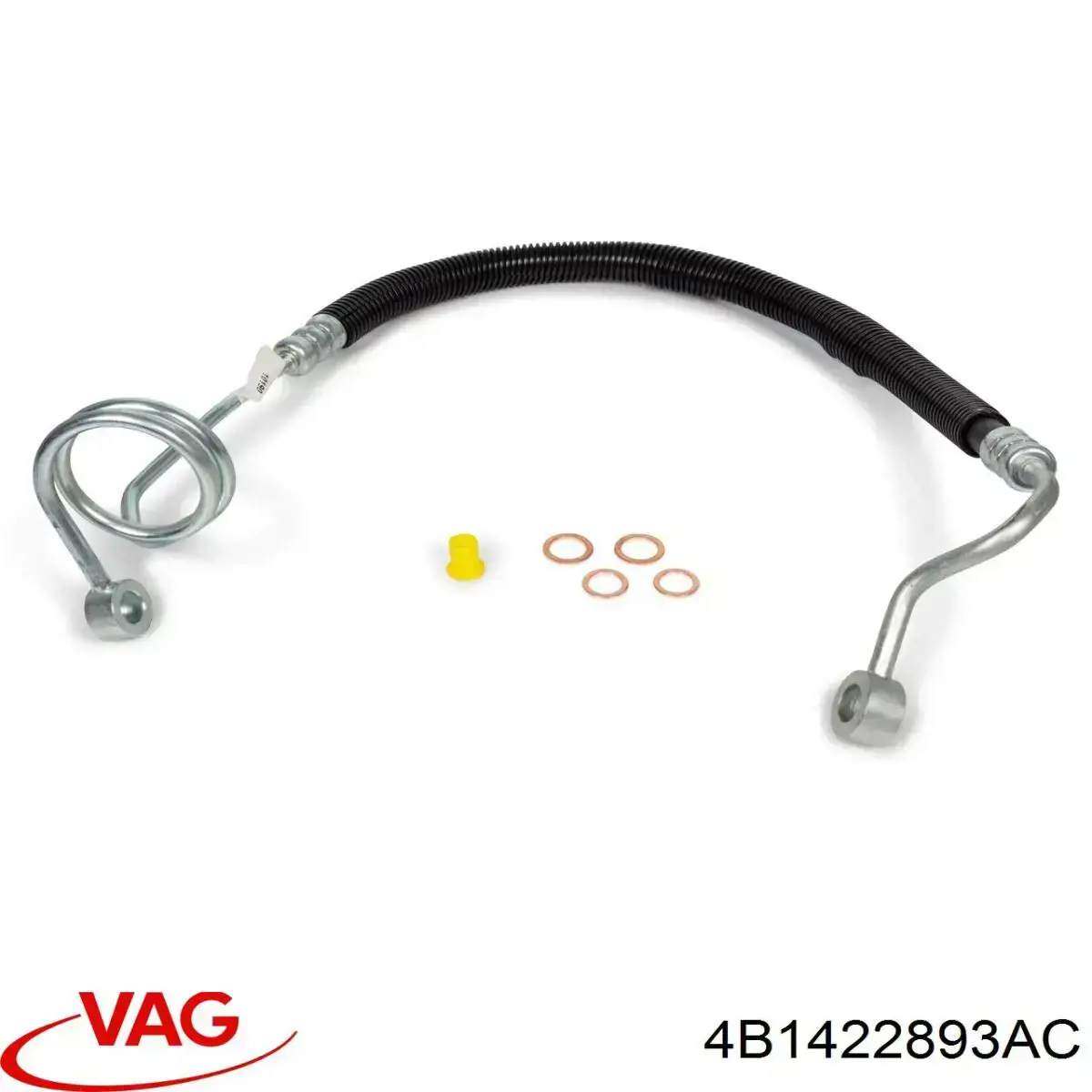 Патрубок высокого давления гидроусилителя VAG 4B1422893C цена, от 25.34 USD