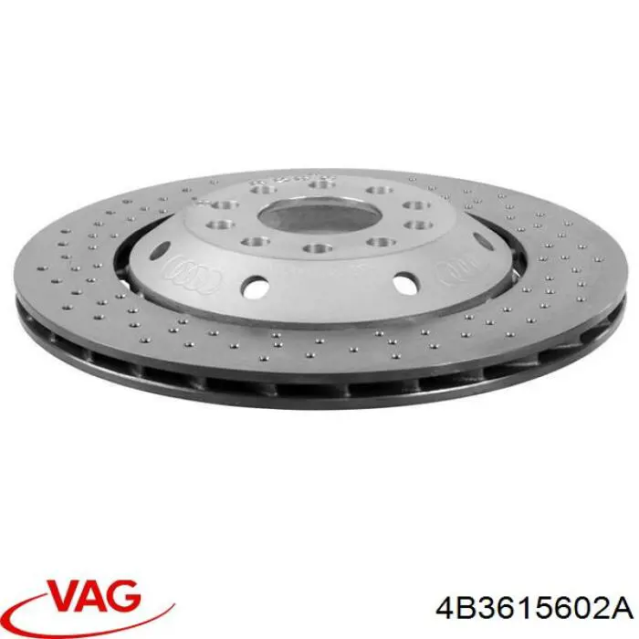 Задний тормозной диск VAG 4B3615602A цена, от 319.82 USD