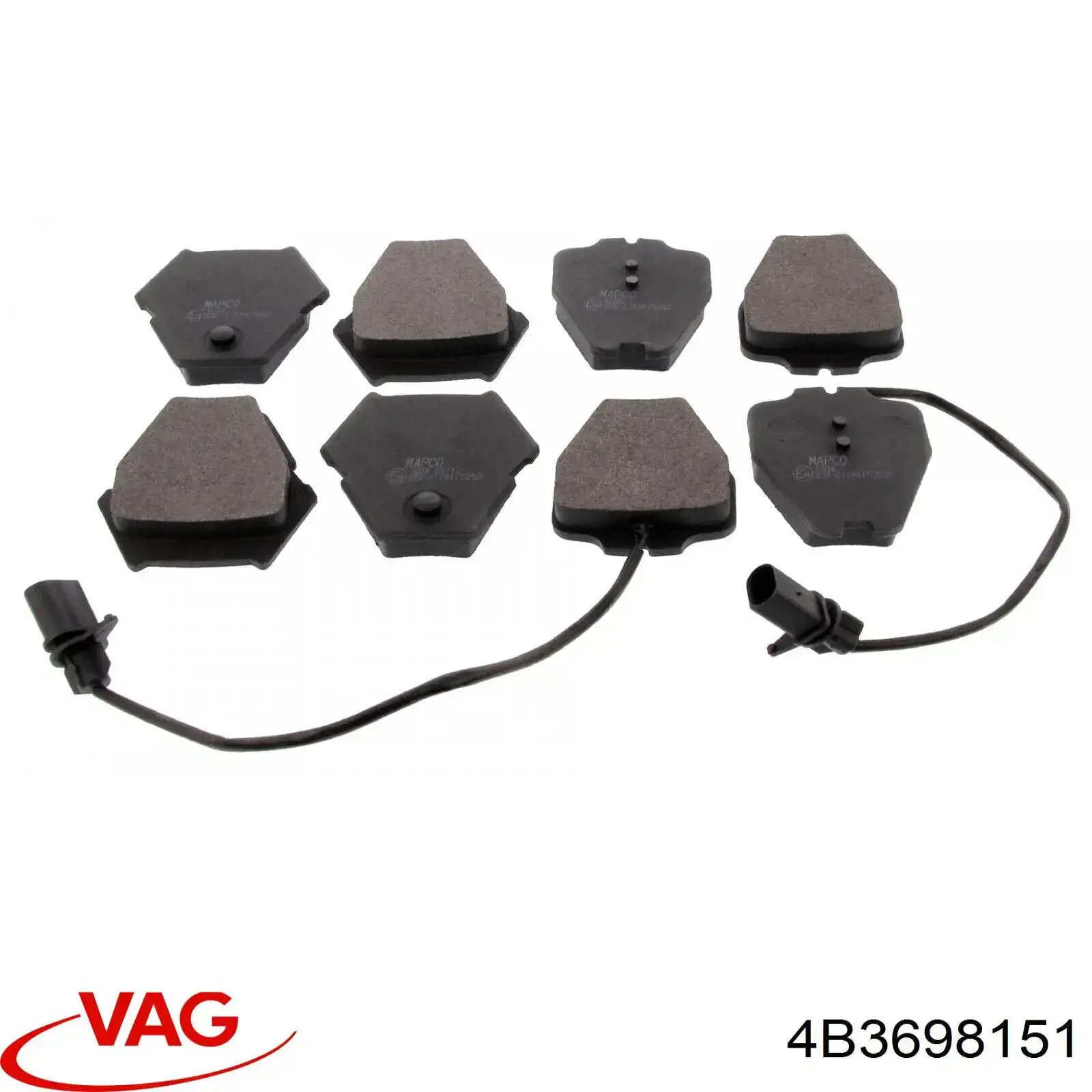 Колодки VAG 4B3698151 цена, от 42.52 USD