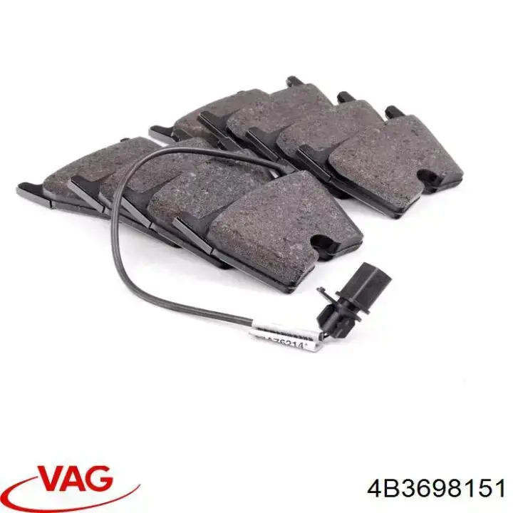 Передние тормозные колодки 4B3698151 VAG